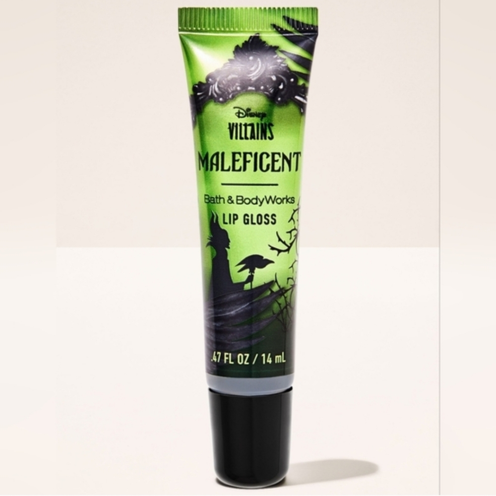 ✨️💚NWT BATH & BODY WORKS/ DISNEY VILLIAN MALEFICENT LIP GLOSS✨️💚